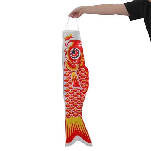 Drapeau carpe japonais anti-UV pour embellir une devanture extérieure