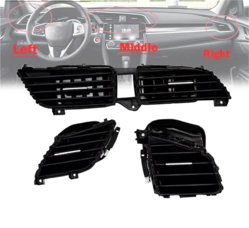 Grille de ventilation pour tableau bord cache aération climatisation automob Civic 16-21 - 3