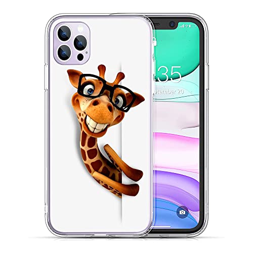 Coque iPhone 14 girafe mignonne : idée cadeau idéale pour filles
