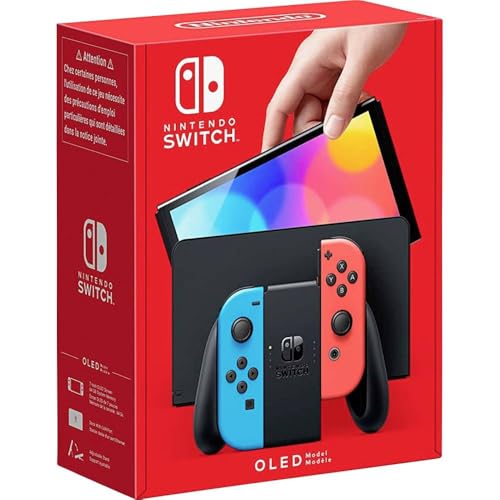 Nintendo - Console Nintendo Switch – Modello OLED Blu Neon/Rosso ...