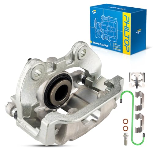 Image of PHILTOP Rear Left Brake Caliper for 99-02 Silverado 1500, 00-01 Tahoe | Also fits Cadillac DeVille, Escalade, Chevy Astro, Suburban 1500, GMC Safari, Yukon XL 1500 and other models
