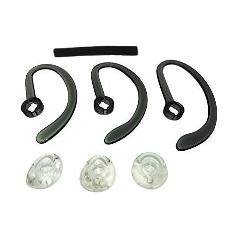 AvimaBasics CS540 Ear Tips | Replacement Earbuds Ear Buds Headset Parts Spare Kit Ear Loops Compatible with Plantronics CS540 WH500 W440 Savi W740 - Includes: 3 Earloops, 3 Eartips & Foam Tube Cover