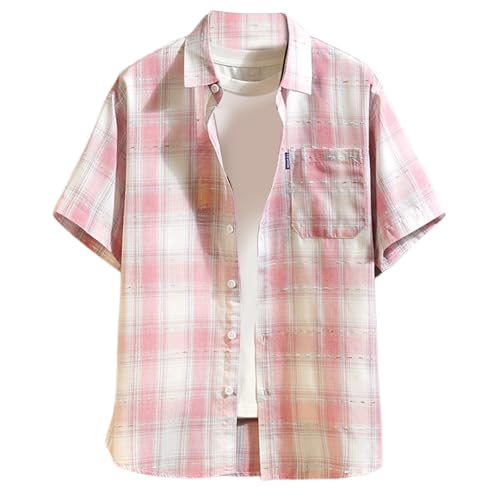 Chemise de loisirs coupe ajustée imprimée pour un été respirant