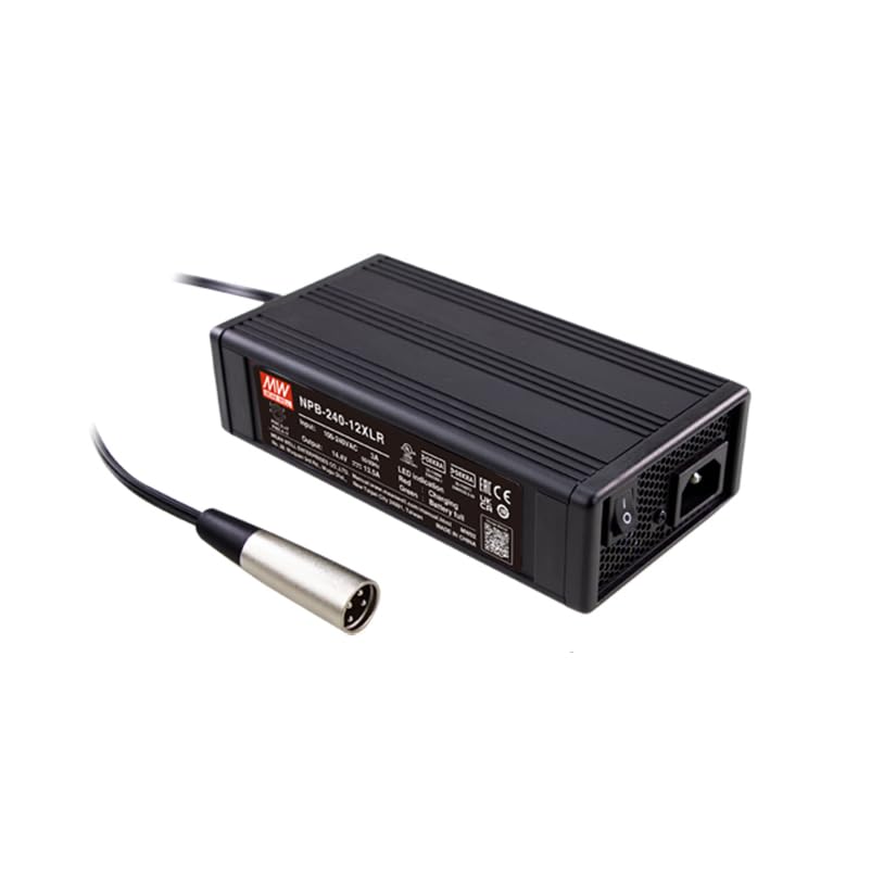 MEAN WELL NPB-240-24XLR 243.2W Compact Size and Wide Output Range Charger NPB-240