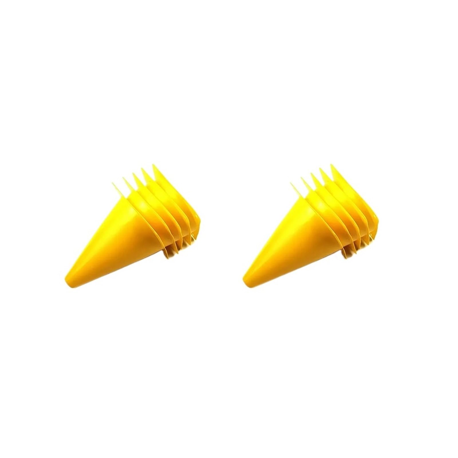 Plastikowe stożki sportowe 10 20 szt. 18 cm krążki treningowe do piłki nożnej ćwicz znaczniki drogowe gry w piłkę nożną na świeżym powietrzu(Yellow-20pcs)