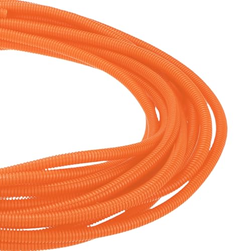DMiotech 50ft Wire Loom Split Tubing 3/8 Inch(9.5mm) ID Orange