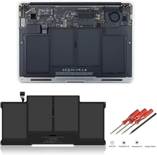 Image of Laptrix Laptop Battery for Compatible A1466 A1496 1466 1496 Mac /Book Air 13 Inch [2010 2011 2012 2013 2014 2015 2016 2017 Years] A1369 A1377 A1405
