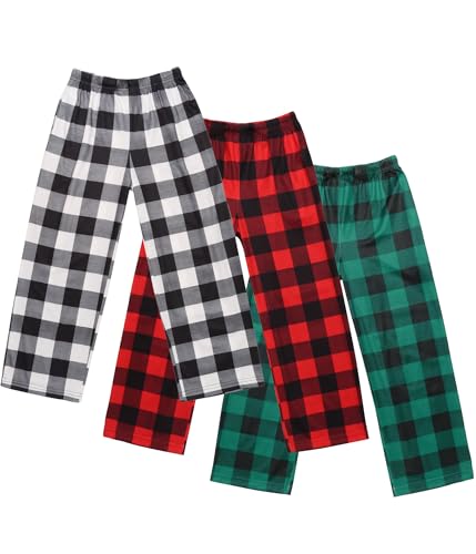 Ekouaer Boys Pajama Pants 3 Pack Sleep Kids Pajama Bottoms - image 1