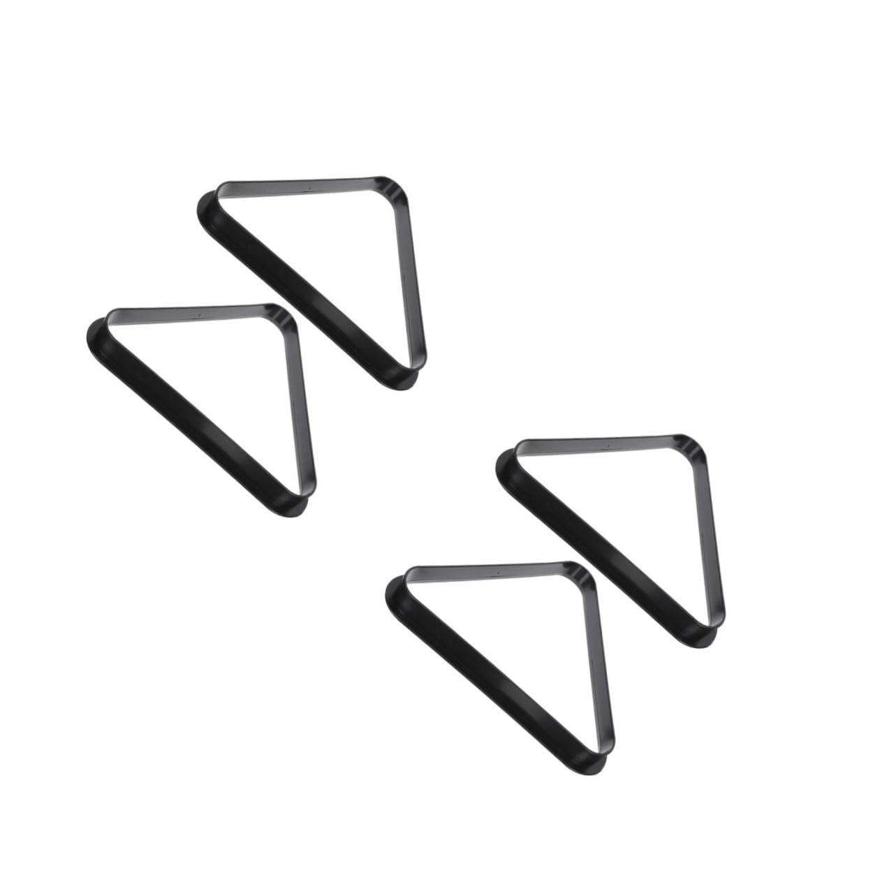 BESPORTBLE 2sets 2pcs Mini Pool Triangle Racks Billiard Ball Holders for Balls Lightweight Portable Billiard Cue Racks Compact Design Fun 2pcs*2