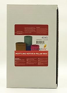 6pk Votive & Pillar Mottling Wax