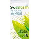NATÜRLICHE HILFE GEGEN SCHWITZEN: Sweatosan ist ein pflanzliches Arzneimittel und lindert vermehrte Schweißbildung mit der Kraft des Salbeis.