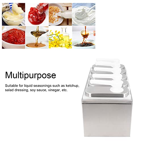 Balde Bomba de Condimento Bomba de Aço Inoxidável Dispensador de Molho Compota de Salada Tempero Bom