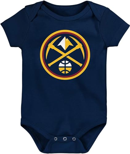 Image of Outerstuff NBA Newborn & Infants 0-24 Months Primary Logo Onesie Bodysuit Romper