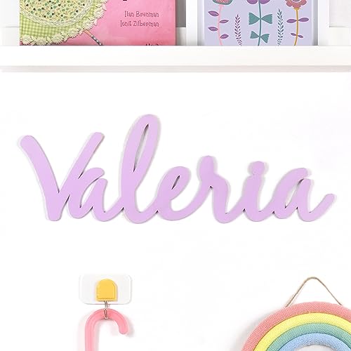 Miniatura 8 de Nombres De Madera Decorativos Para Habitaciones Personalizadas.Decoracion De Pared.Regalo Nacimiento.Varios Tamaños.6mm Espesor.Decoracion Habitacion Infantil.