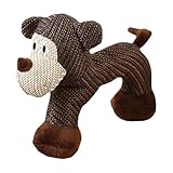 Plüschspielzeug für Hunde, niedlich, lustig, weich, quietschend, Zahnreinigung, Kauspielzeug für Katzen, Welpen, drinnen und draußen, Zuhause, Wohnung, Schlaftraining, Stimulation, Bereicherung