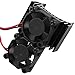 Vgoohobby RC Motor Heatsink with Dual 5V Cooling Fan for 550 540 Size Electric Motor Heatsink Compatible with Traxxas Tamiya Redcat HPI Wltoys HSP Losi RC 1/10 Car Truck Crawler (Black)