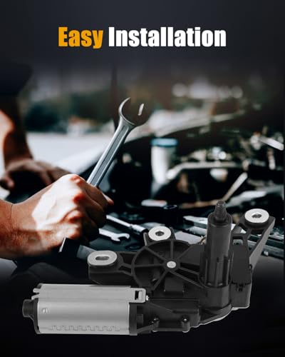Image of ROADFAR Rear Windshield Wiper Motor Replacement for Mercedes-Benz A-Class 1997-2004,for Mercedes-Benz Vaneo 2002-2005 1688200442,A1688200442 Wiper Motor 3 Pins