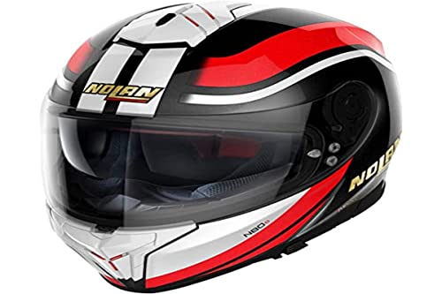 Casque intégral Nolan N80-8 50TH Anniversary N-Com noir blanc L 60/61