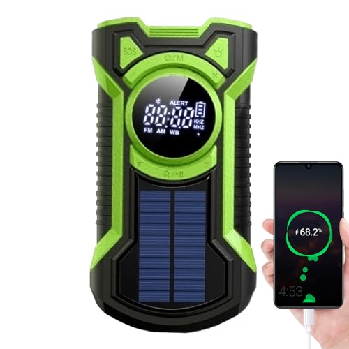 Radio météo avec lampe torche et haut-parleur rechargeable