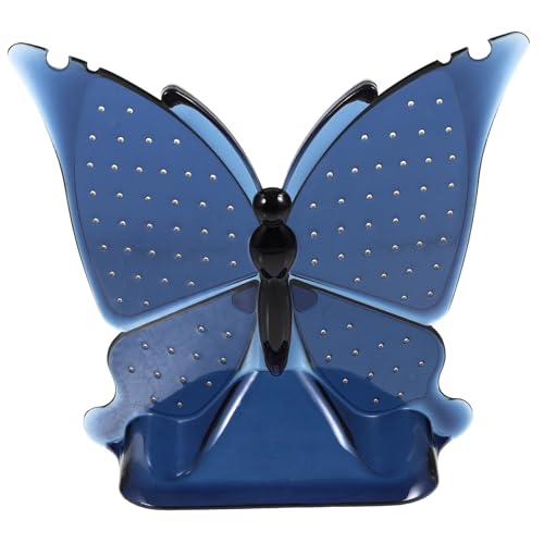 Ciieeo Portaorecchini da con Design Farfalla Organizer Gioielli Compatto per Orecchini e Bracciali Supporto Espositivo per Camera da e Scrivania e Decorazione
