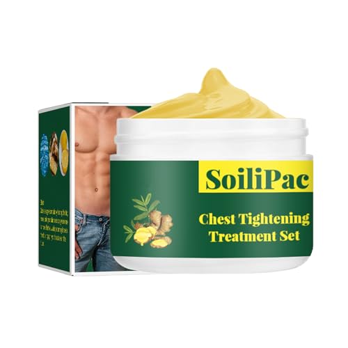 JINGLING Crema de jengibre tensora natural | Crema Anticelulítica de Jengibre - Caliente Adelgazante de Jengibre Corporal Antihinchazón para Hombres