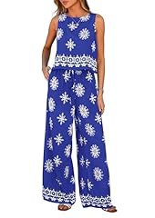 Floral Royal Blue White