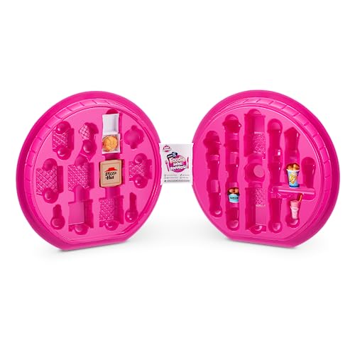 5 Surprise Foodie Mini Brands Series 2 Collector's Case by ZURU Real Miniature Fast Food Brands Collectible Toy, 5 Mystery Brands for Girls, Teens, Adults, Collectors Perfect Stocking Stuffer and Gift