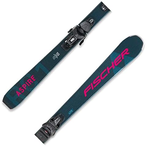 FISCHER Damen Ski Aspire SLR 160cm Modell 2022 On Piste Rocker + Bindung RS9 SLR Cover