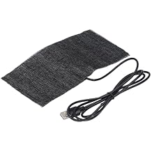 USB Heating Pad 5V Carbon Fiber Portable Heat Mat 7.87x3.94 20x10cm, for Travel, Back Pain Relief, Neck Shoulder Warmth, Menstrual Cramps, Pet Heating, 3 Heat Settings & Auto Off