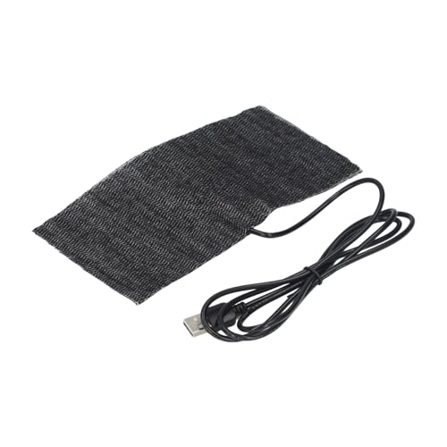 1 Pezzo 5 V USB Pellicola Riscaldante USB in Carbonio, Riscaldatore Elettrico USB in Tessuto Coperta Riscaldata USB, Tappetino Riscaldante USB Tappetino Riscaldante in Fibra 20
