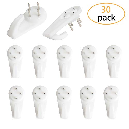 HAPY SHOP 30 Pcs Hardwall Hanger Uses for Hardware, Fasteners & Hooks Multi-Purpose
