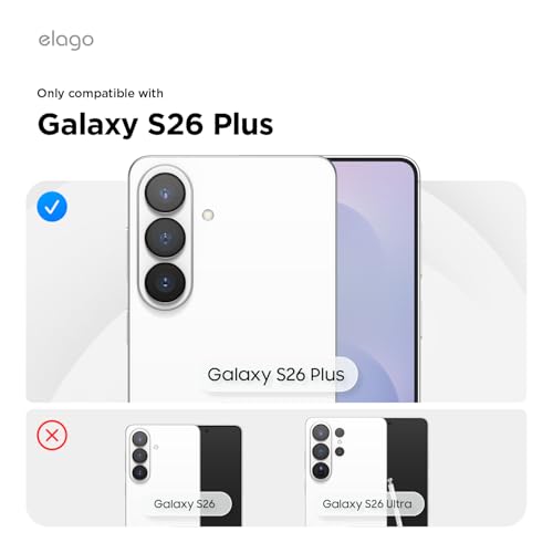 Image of elago Premium Magnetic Silicone Case for Galaxy S26 Plus | Compatible with MagSafe Accessories, Protective Cover, Shockproof, Slim, Anti-Scratch Soft Microfiber Lining (Medium Grey)
