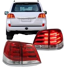 LED Tail Lights for Toyota Land Cruiser 200 LC200 2008-2015 Rear Running Lamp Brake Reverse Taillights Assembly, Upgrade Taillights Plug and Play Installation