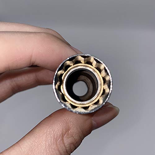 Qisf 14Mm & 16Mm Magnetic Spark Plug Socket,3/8-Inch Drive 12-Point Thin Wall Spark Plug Socket Removal Tools #TOP3