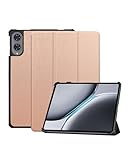Funda para Teclast T65 de 13,4 pulgadas – PU + PC magnética triple cubierta plegable resistente a los golpes y a los arañazos, soporte para ver y escribir, diseño delgado para tableta Teclast T65, oro
