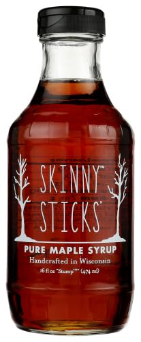 Generic S.kinny Sticks Maple Syrup Pure Wisconsin 16 fl. oz (Pack of 6)