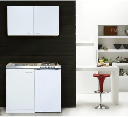 Respekta Kitchen 100 x 60 with Ceramic Hob + Upper Cabinets MK 100 WOSC