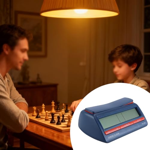 Minuterie de jeu et horloge d'échecs numérique à grands boutons de contrôle