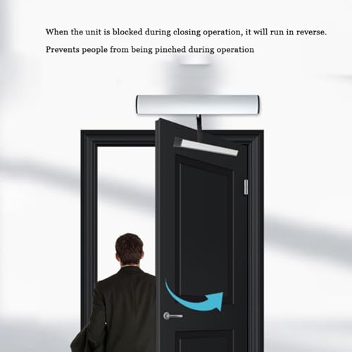 Ouvre-porte électrique à battant SW100 avec bouton-poussoir et télécommande pour maison