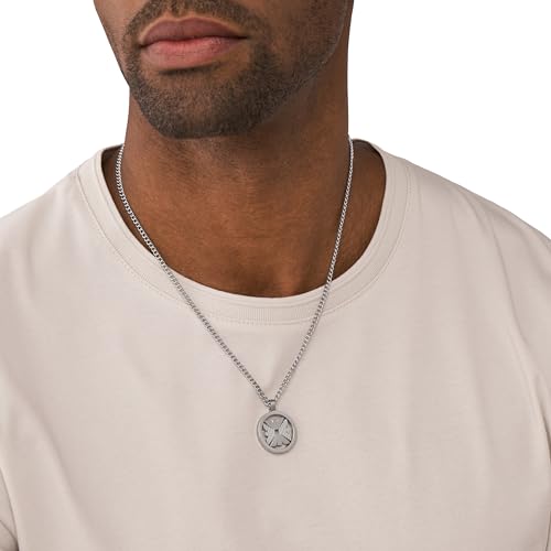 Image of Emporio Armani Stainless Steel Pendant or Chain Necklace for Men