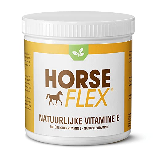 HORSE FLEX Natürliches Vitamin E Pulver ohne Zusatz von Selen für Pferde zur Unterstützung der Muskeln, Muskelstoffwechsels und Fruchtbarkeit Cover