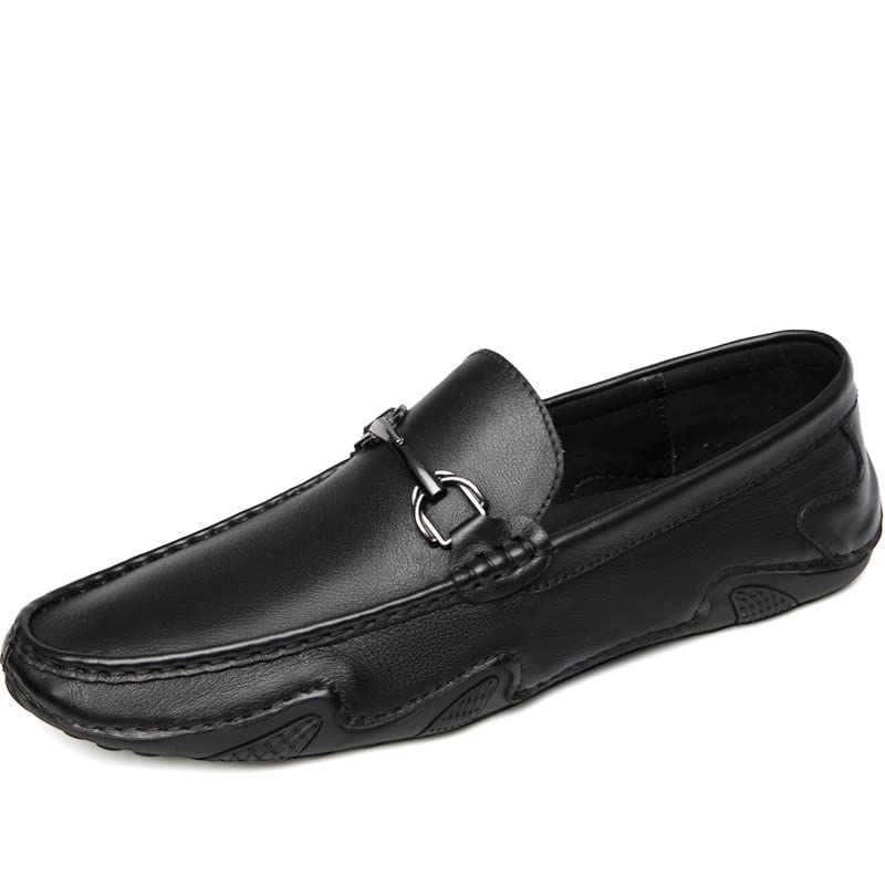 Men's Loafers Shoes Moccasins Shoes Solid Colors Leather Flexible Comfortable Lightweight Walking Fashion Slip-on2