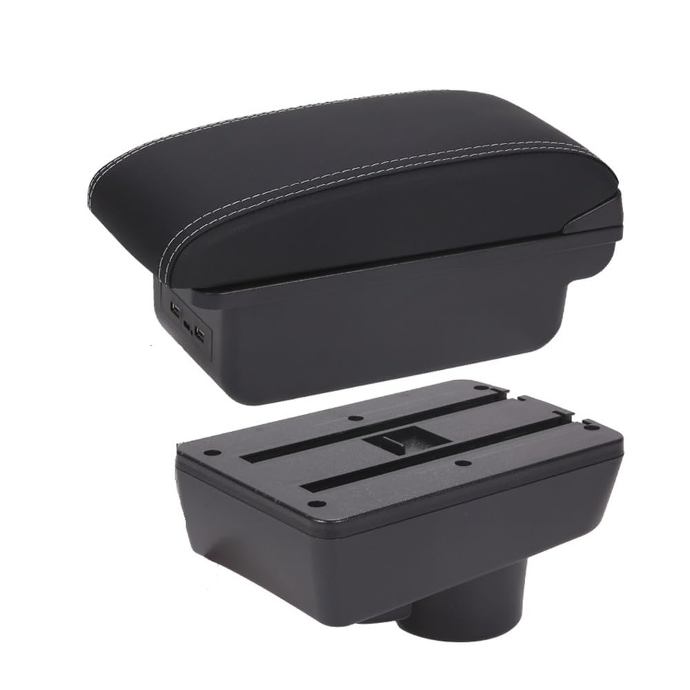 Aierdeyp B3 Black White 3Usb Car Armrest Box For Opel For Corsa F 2019-2026