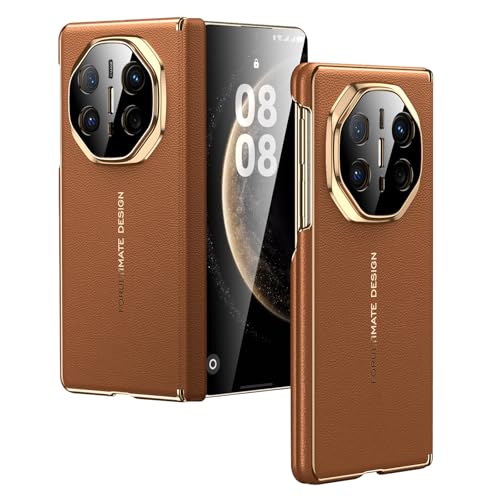 HAMEILU �K�p�Ώ�Huawei Mate X6�p�}�O�l�b�g�P�[�X�A�q���W�S�ʕی�A�{�v���X�}�z�w�ʃJ�o�[�A�d�C�߂������O�W���A���[�ϏՌ�,�u���E��,Mate X6