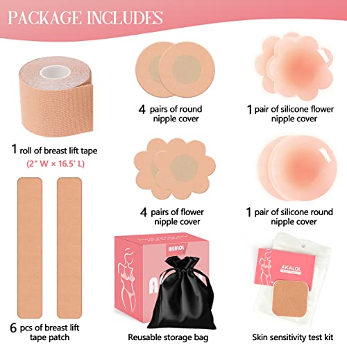 Boob Tape,Boobytape For Breast Lift,29 Pcs Bob Tape For Large Breast A-J Cup ,Waterproof Sweat-Proof Breast Tape Lift 1 Body Tape,16 Satin,4 Silicone Nipple Stickers,6 Breast Lift Patch Chest Supports #TOP1