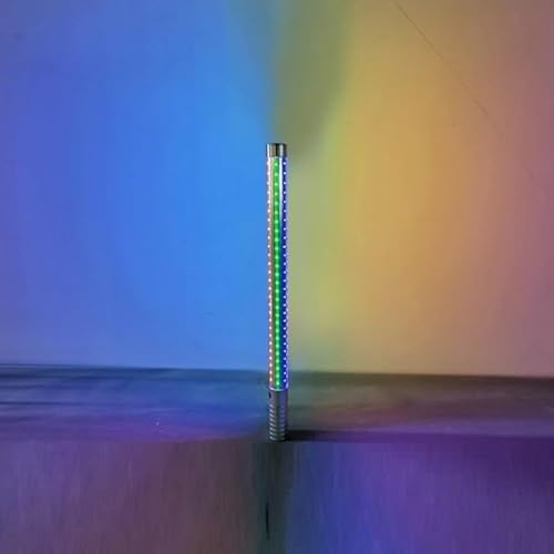 Anxciyr Led Bottle Service Lights,23.62inch Length Upgrade LED Strobe Baton Bottle Topper Stick, Bright Rechargeable Bottle Champagne Handheld Wand Lights for Club Wedding Party (RGB Color)