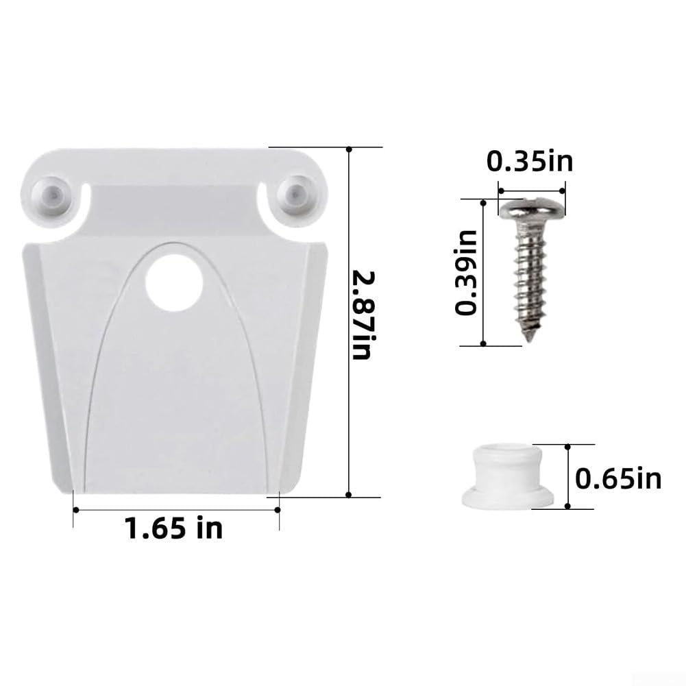 Kit di chiusure e cerniere di ricambio per refrigeratori Igloo da 50 165 litri, include viti in acciaio inossidabile per un fissaggio sicuro e una maggiore durata del raffreddamento
