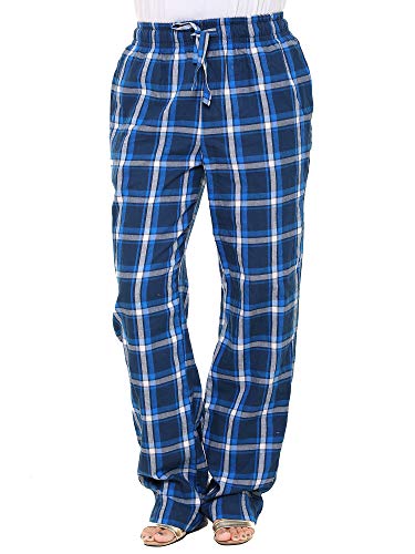 Image of Womens Multicolor Cotton Checkered Pyjama | Checks Pajama for women with Elastic & Drawstring Plus Size (S TO 8XL)