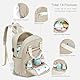 SPAHER Wickeltasche Rucksack Großer Wickelrucksack mit Multifunktions für Mama und Papa Reisetasche Handgepäck 40x30x20 Wizzair Vueling 25L Backpack Daypack Damen Flugzeug Reiserucksack Herren
