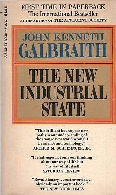 THE NEW INDUSTRIAL STATE By JOHN KENNETH GALBRA... B08LLFCWJ2 Book Cover